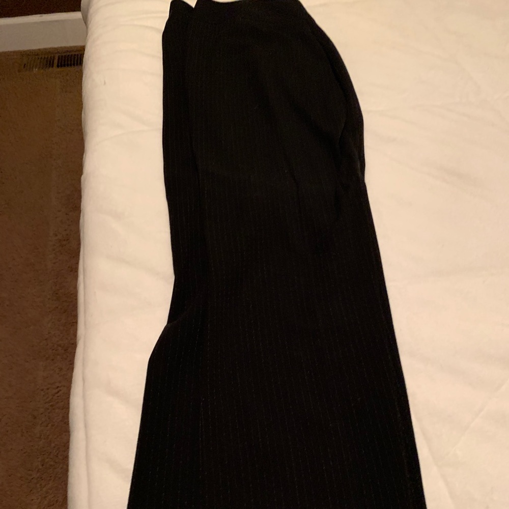 Work Slacks Light Pinstripe